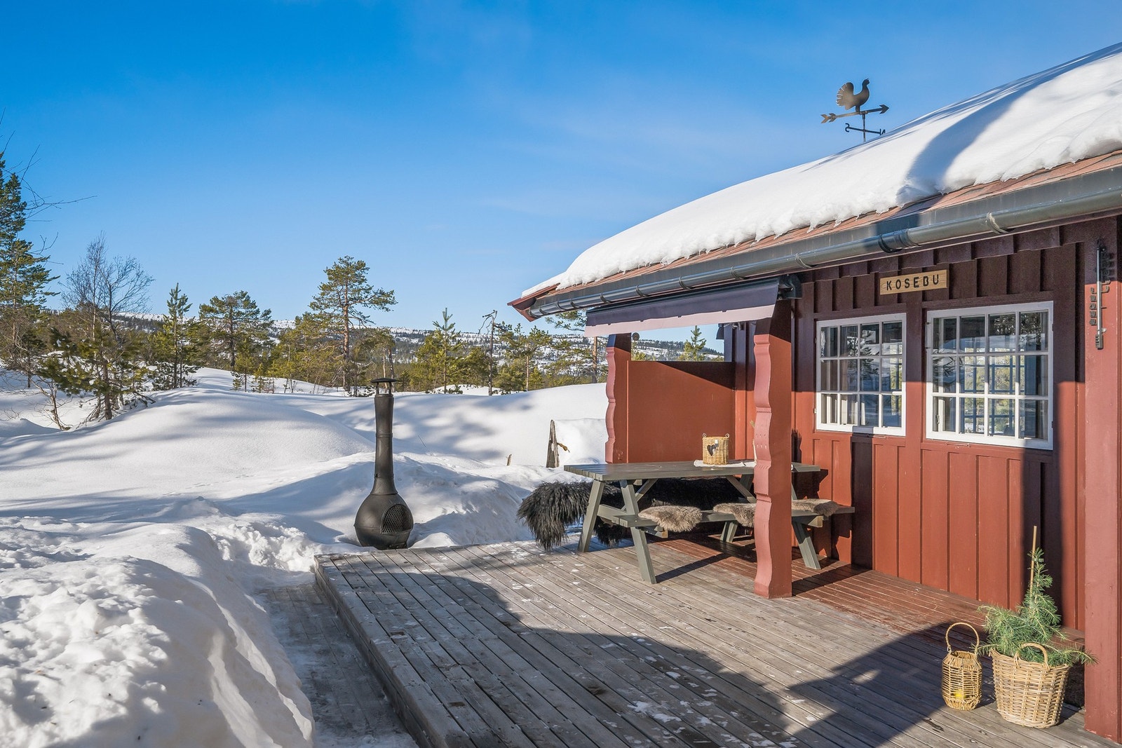 Herlig påskestemning på "Kosebu" Galleribilde