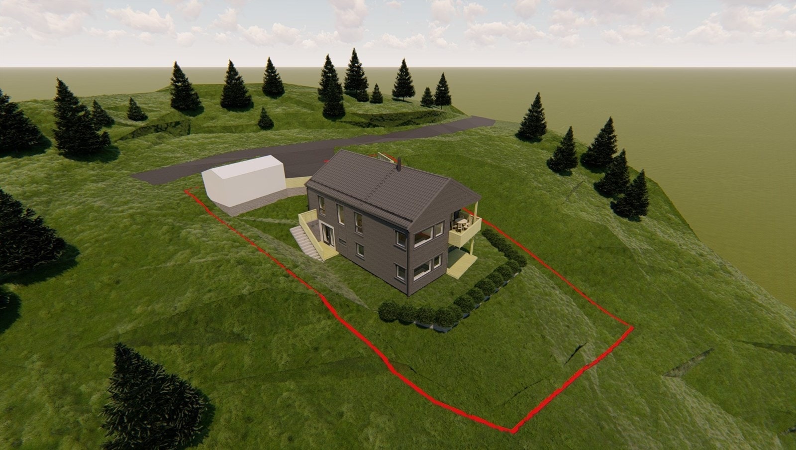 Mulighetsstudie gjort av ABChus Drammen, ta kontakt med de for mer info Galleribilde