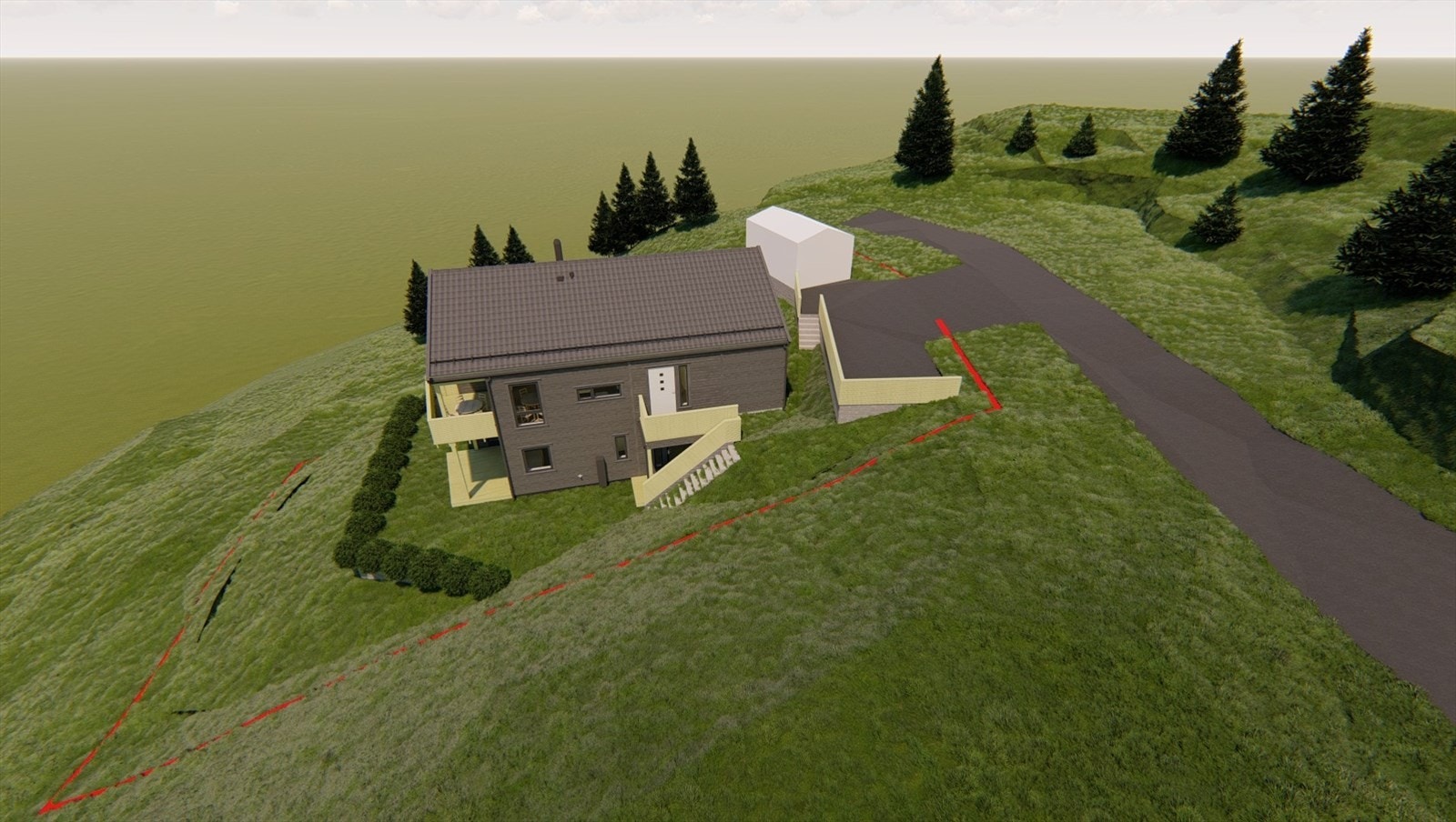 Mulighetsstudie gjort av ABChus Drammen, ta kontakt med de for mer info Galleribilde