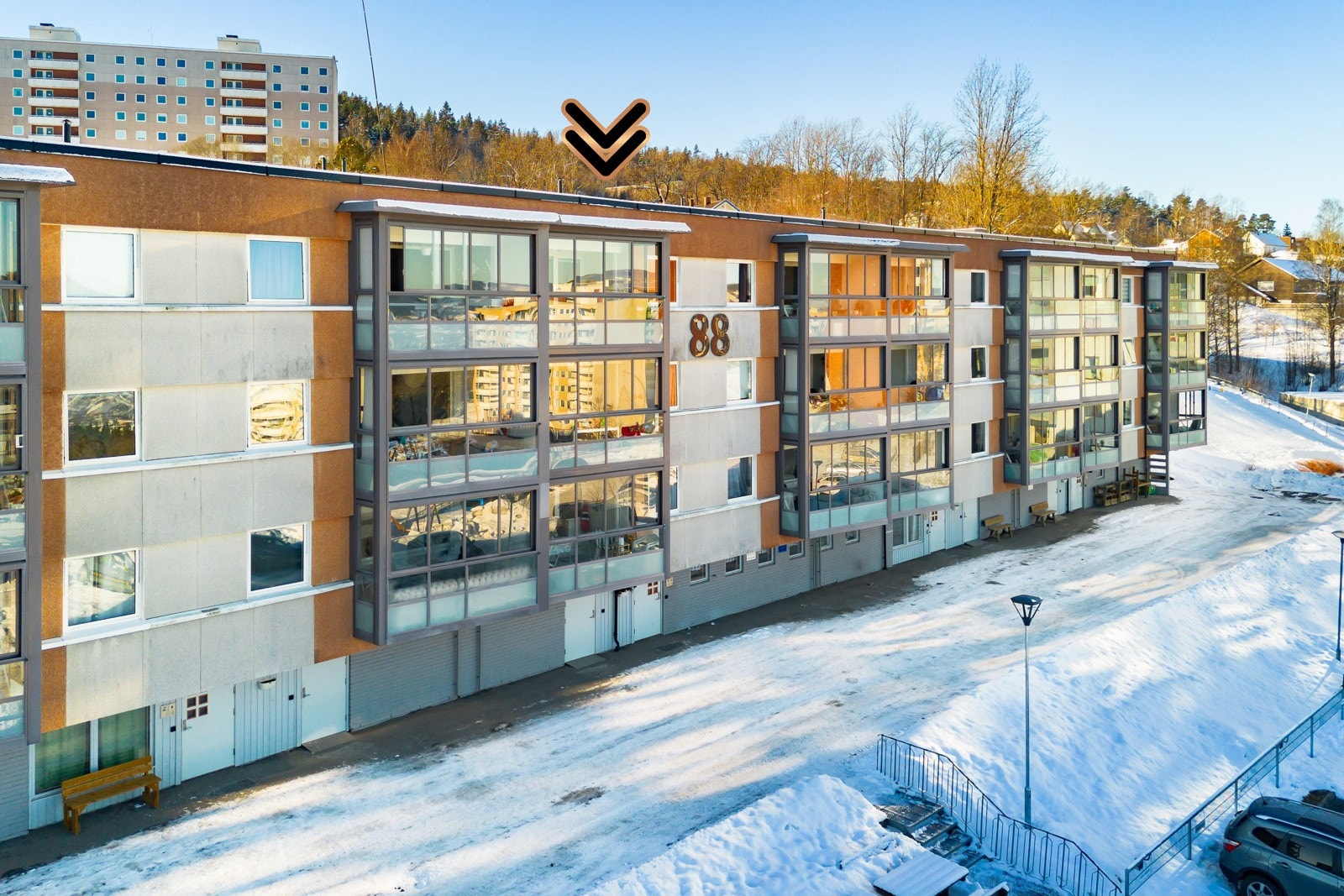 Leiligheten har utmerket beliggenhet på Fjell i Drammen kommune. Galleribilde