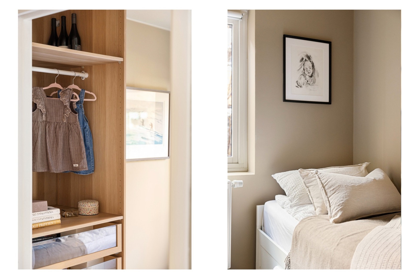 Leiligheten varmes opp med fjernvarme via radiatorer på soverom og stue/kjøkken. Galleribilde