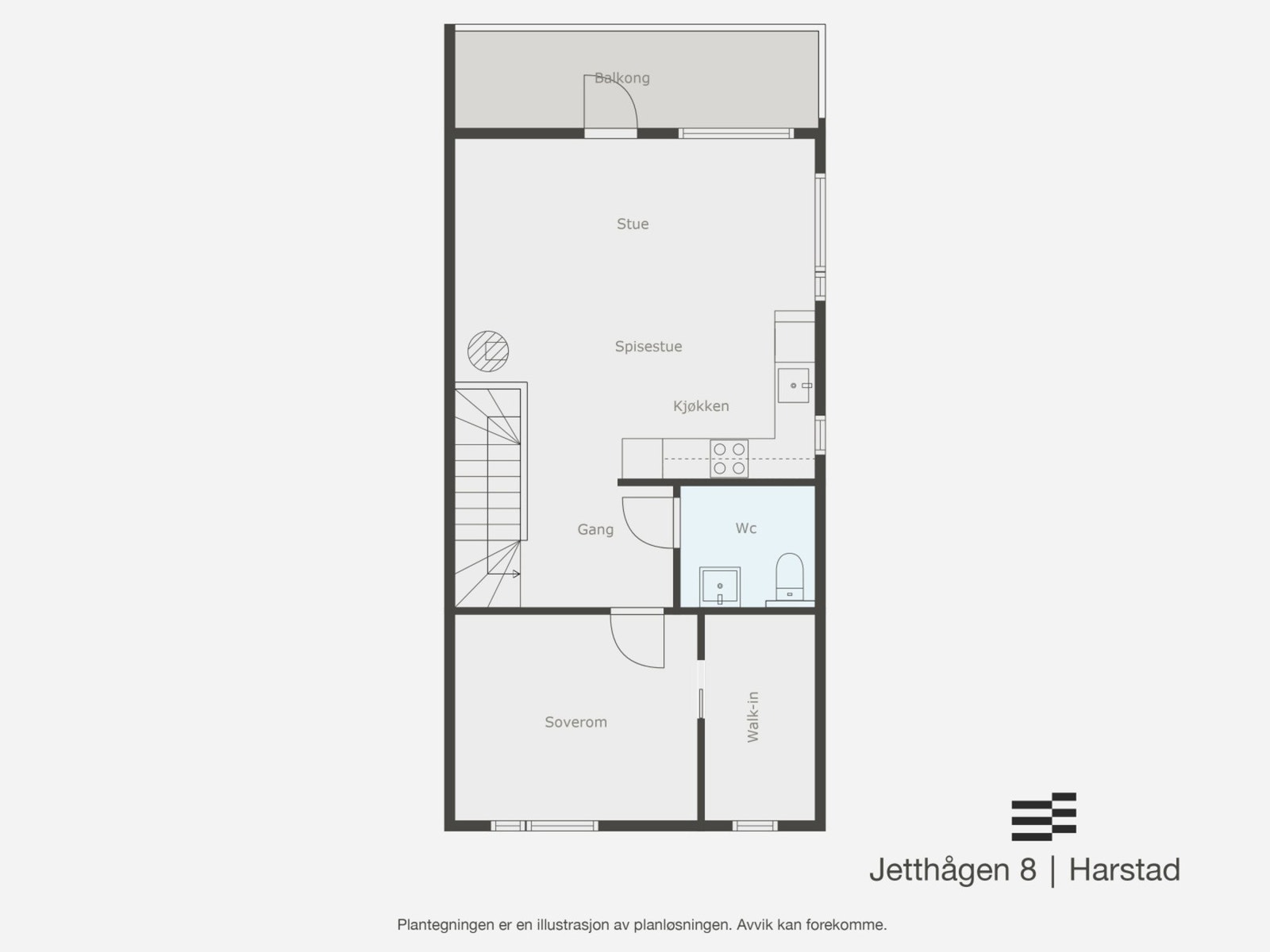 Plantegning 2.etasje Galleribilde