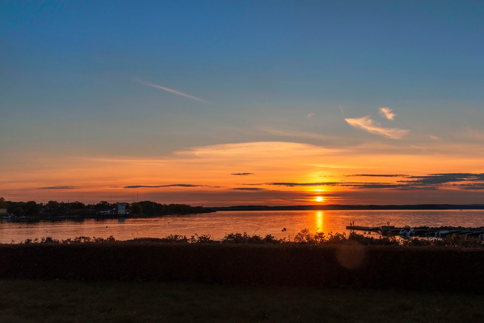 Solnedgang på Refsnes. Galleribilde