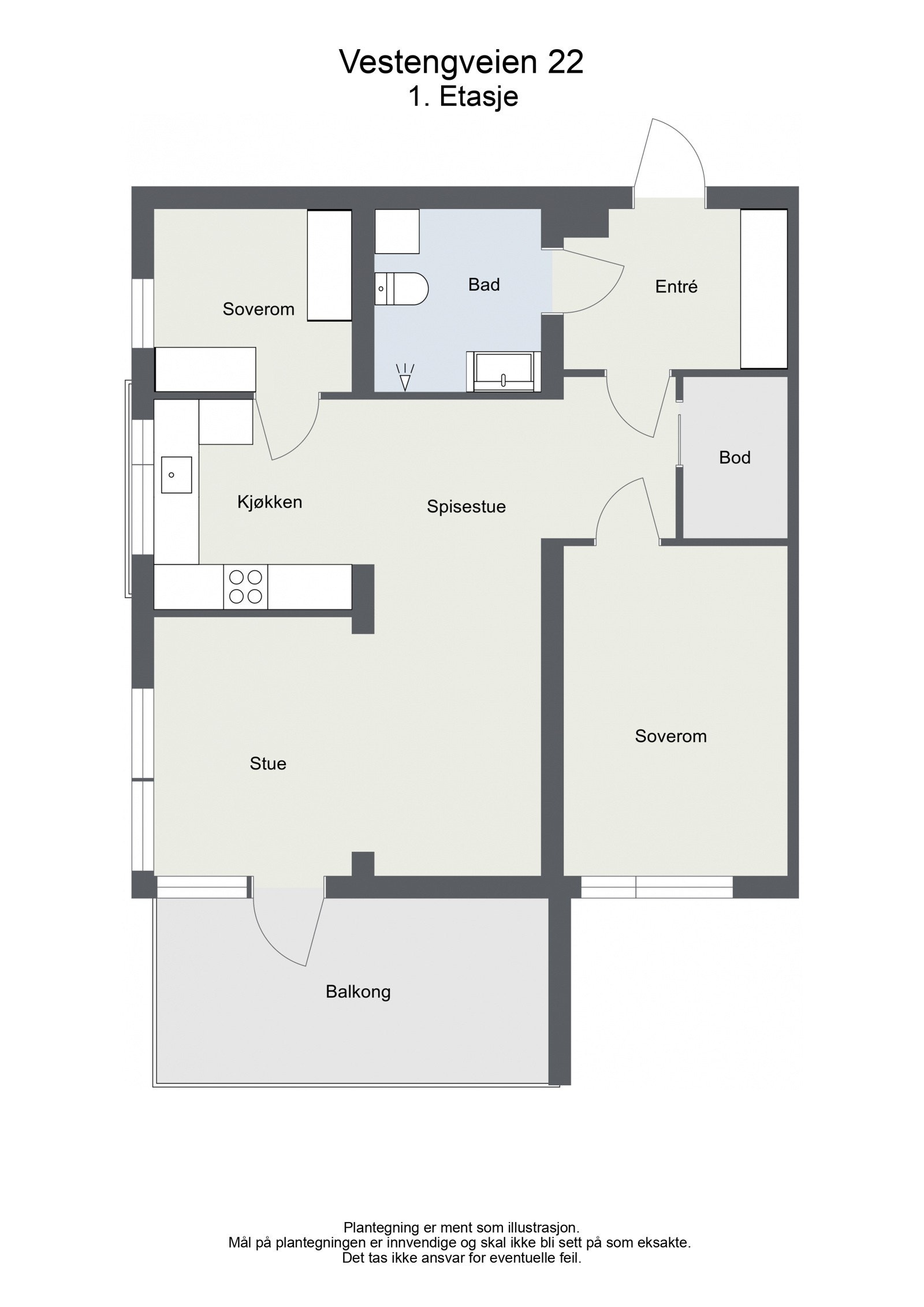 Plantegning. Galleribilde