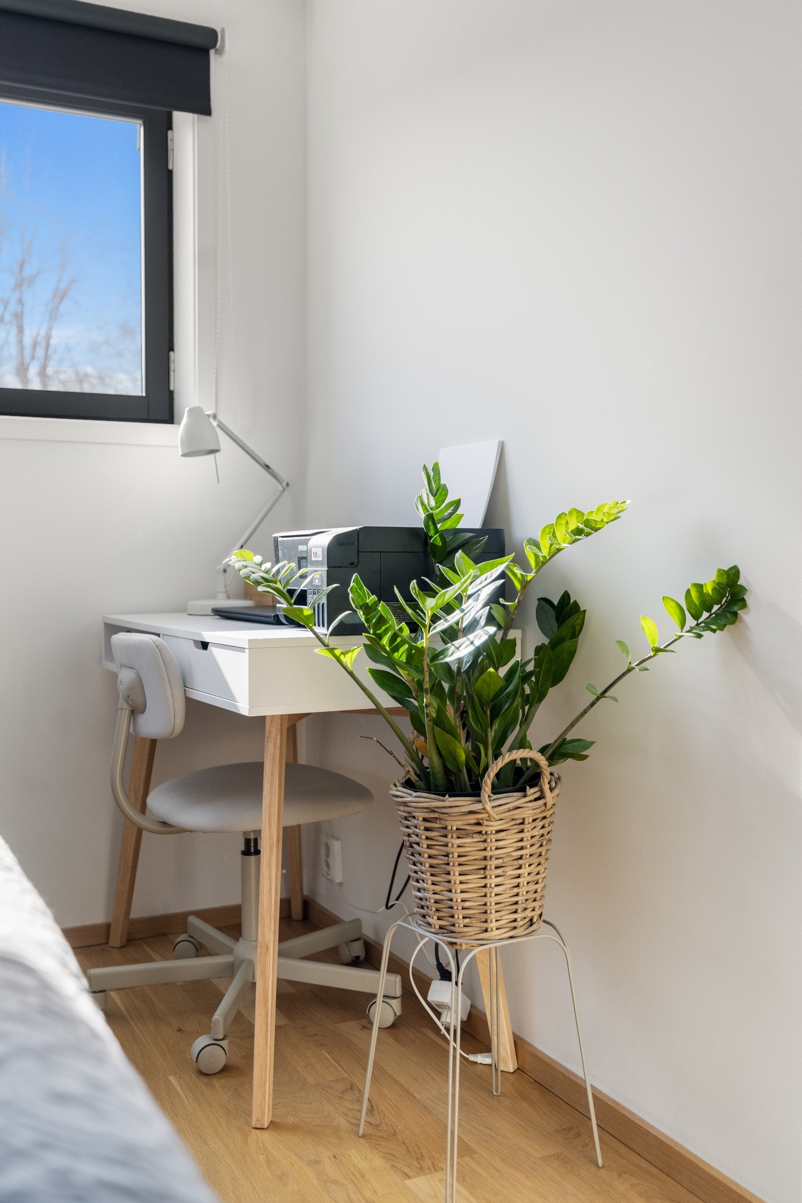 Det er også mulighet for en liten skriveplass. Galleribilde