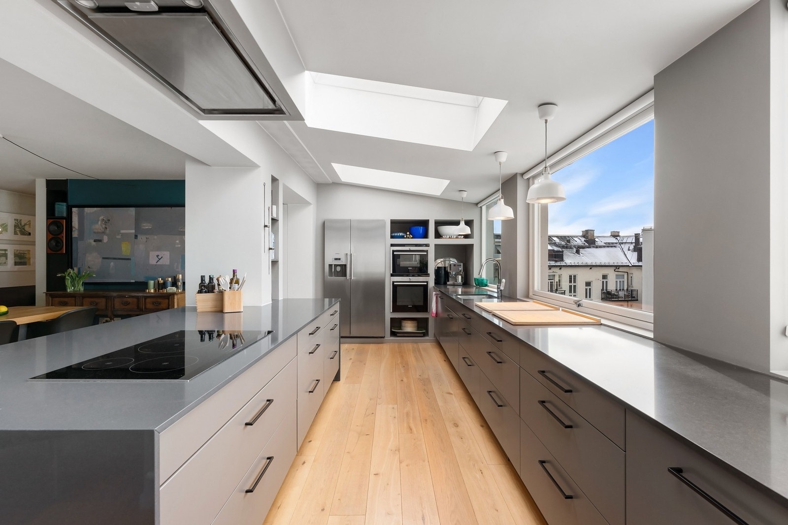 Kjøkkenet er et resultat av moderne design og funksjonalitet. Innredning fra Epoq. Galleribilde