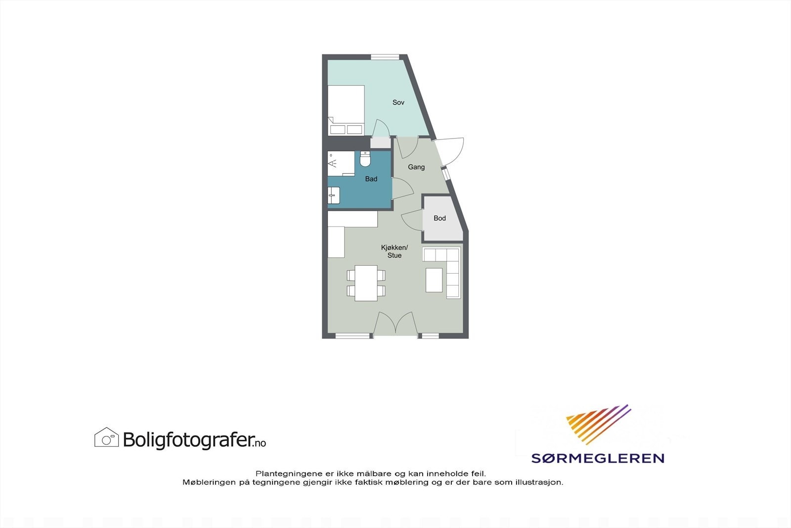 Planløsning 4. etasje Galleribilde