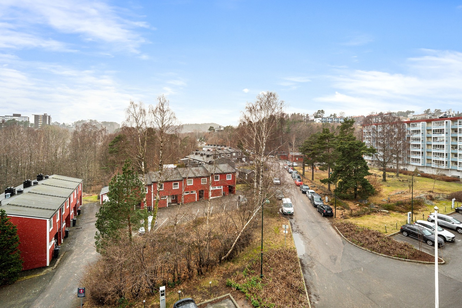 Utsikt fra balkong Galleribilde