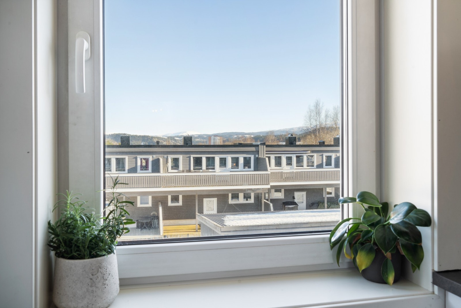 Utsikt fra kjøkkenet. Galleribilde