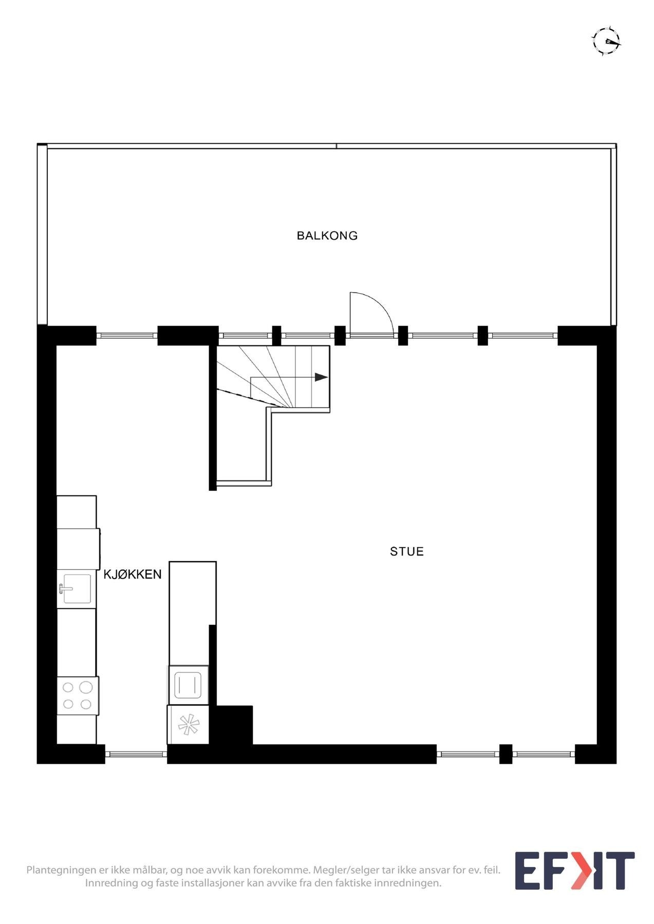 Plantegning av 2.etasje Galleribilde