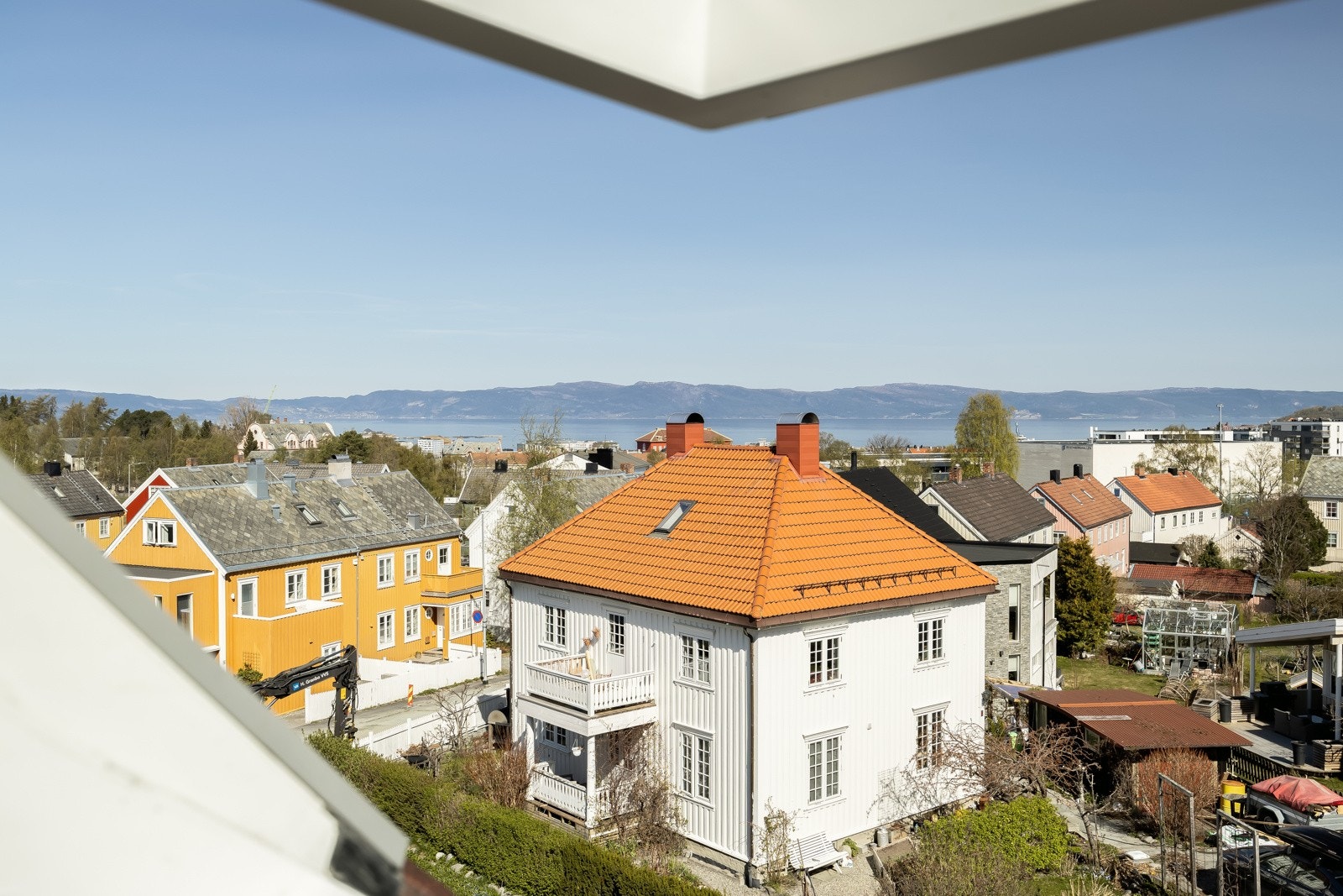 Utsikt fra baderommet. Fint til tannpussen Galleribilde