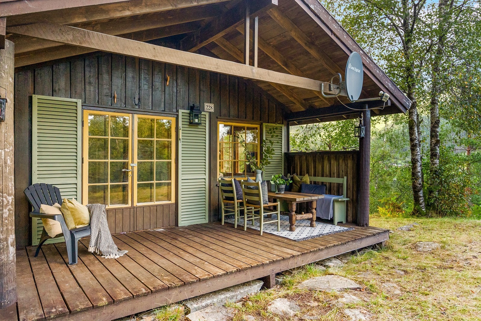 Overbygget terrasse Galleribilde