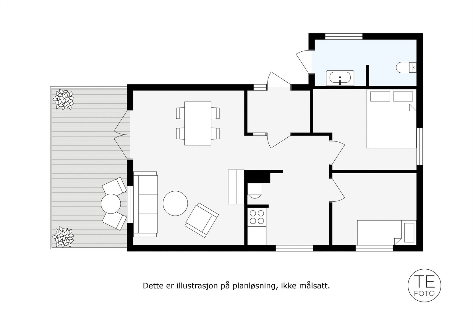 Plantegning Galleribilde