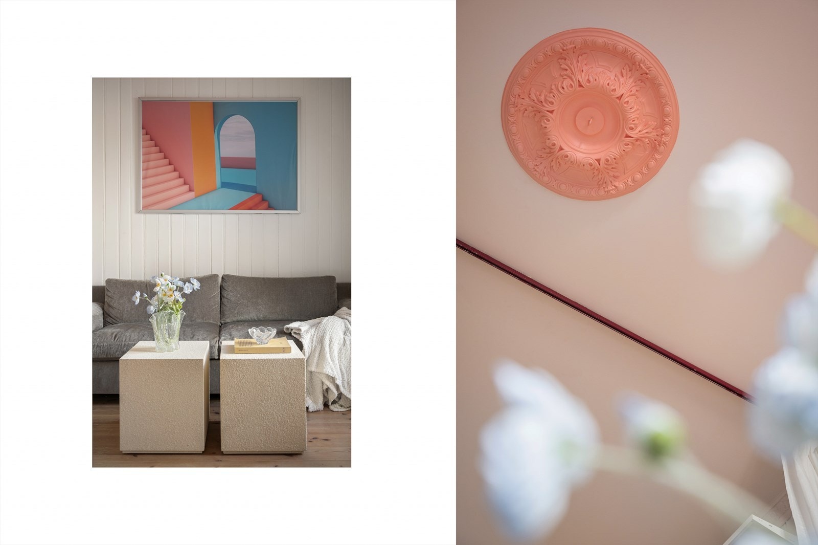 Her får du både stukkatur og rosett i taket! Galleribilde