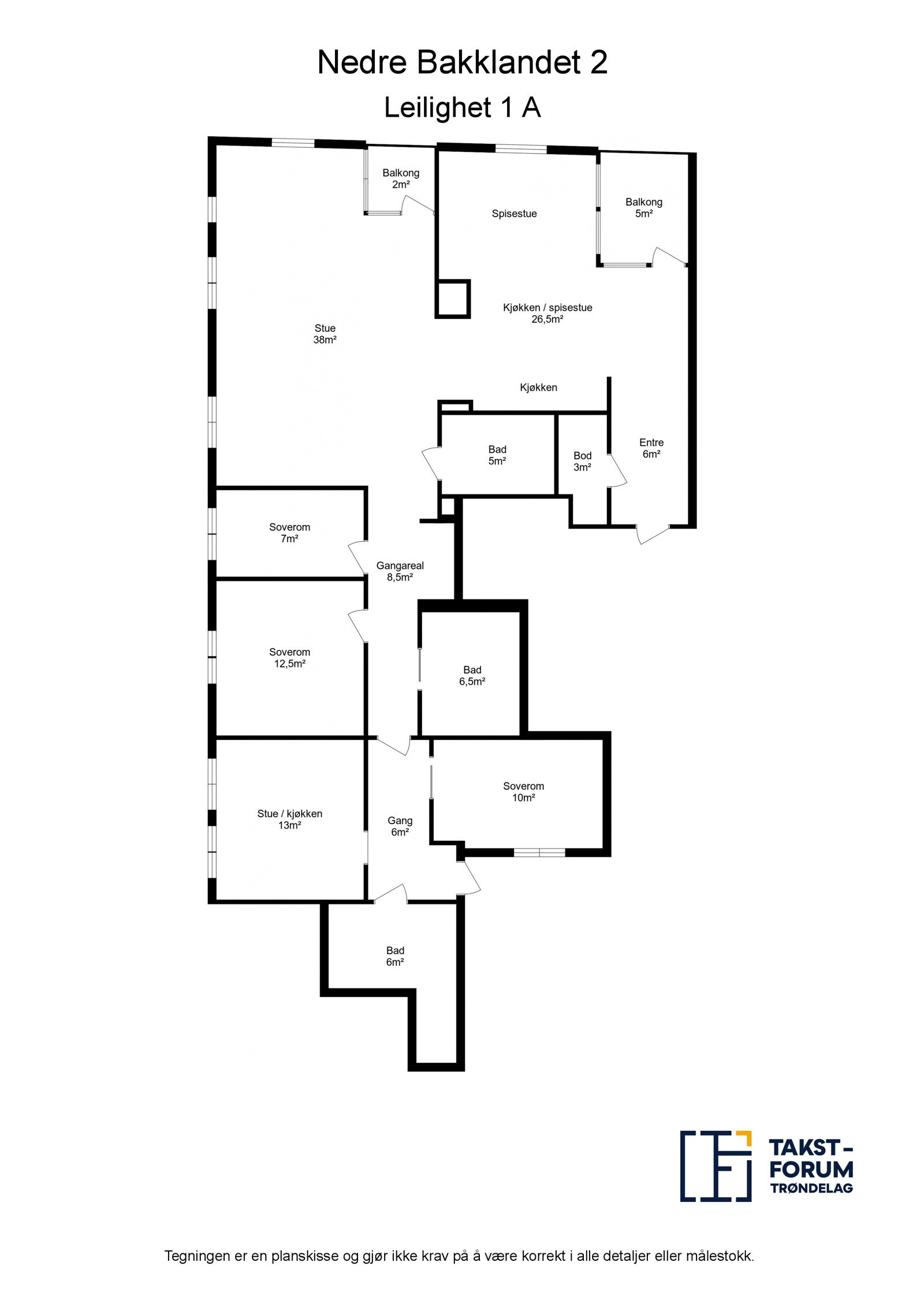 Planskisse. Galleribilde