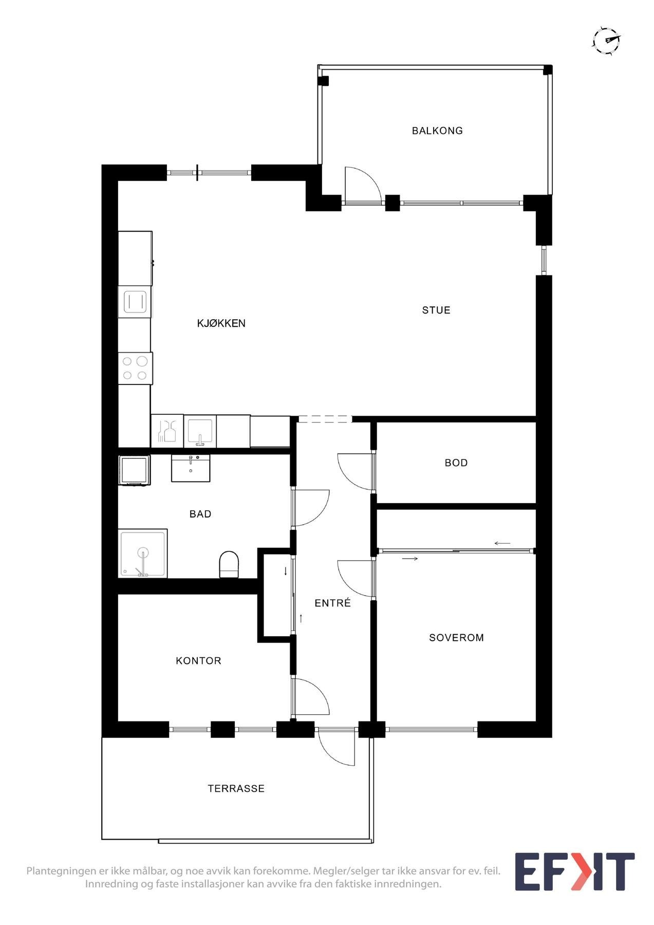 Planskisse. Galleribilde