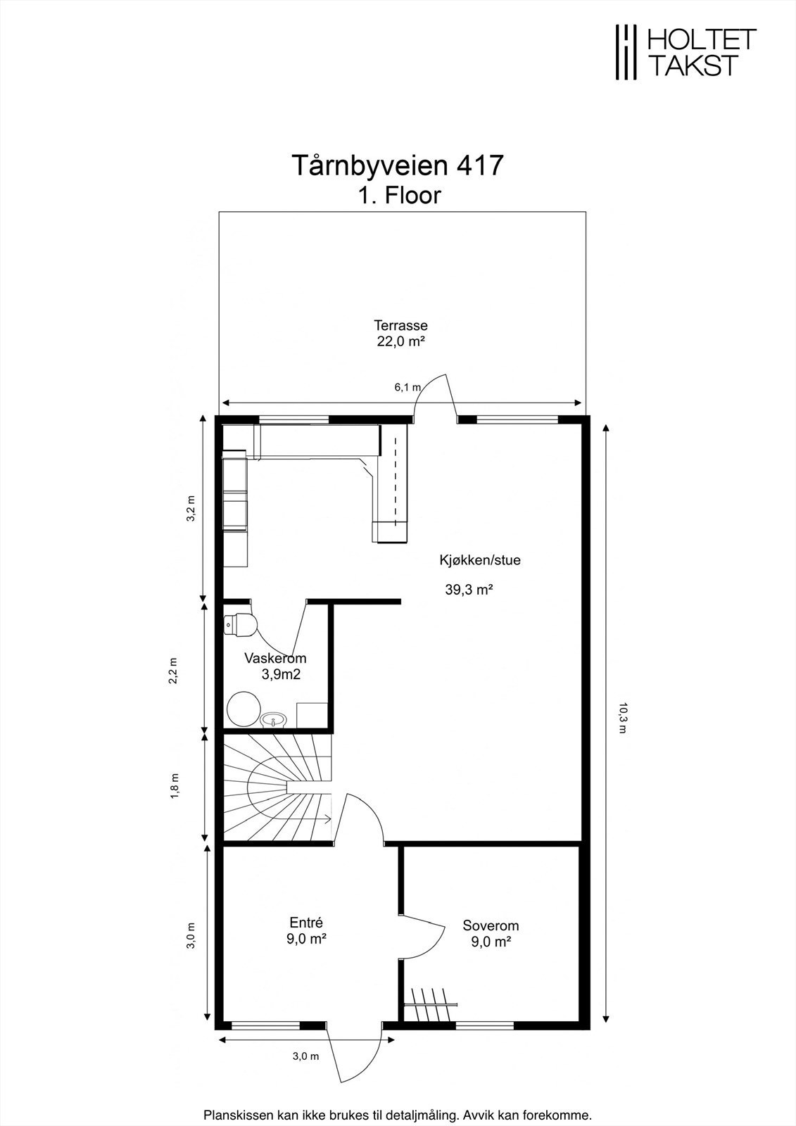 Plantegning 1. etasje! Galleribilde