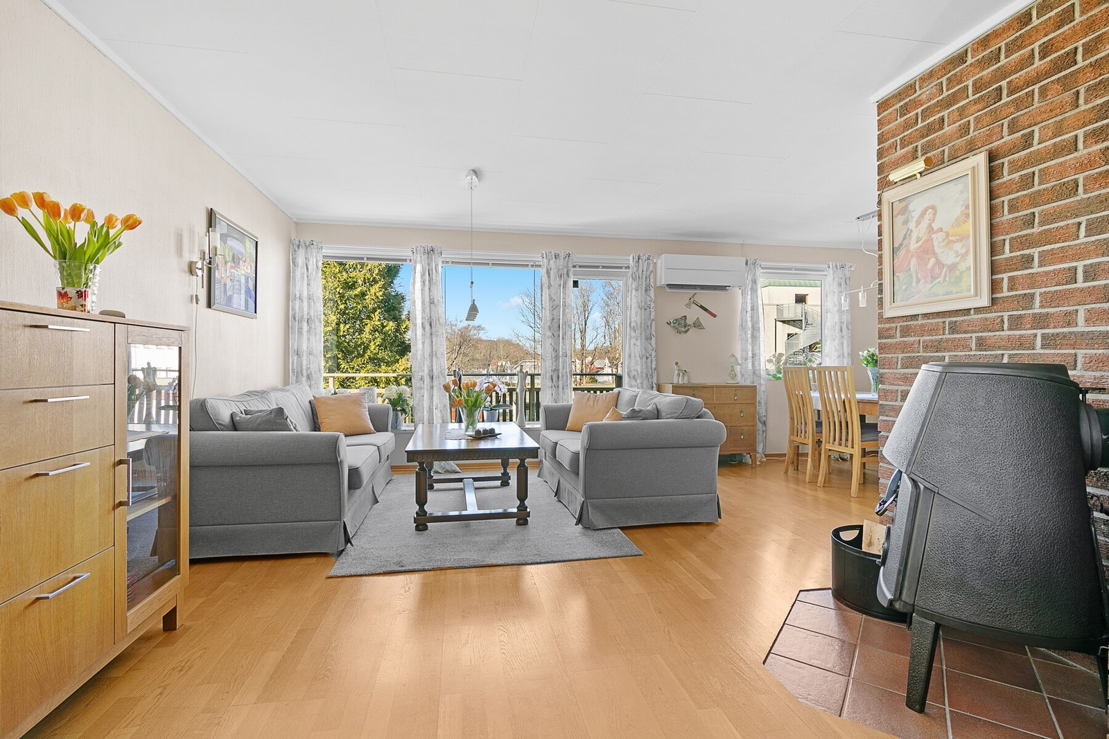 Boligen fremstår godt vedlikeholdt av dagens eier. Galleribilde