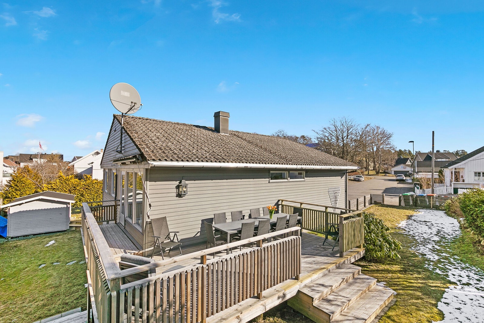 Boligen fremstår godt vedlikeholdt, og ingen punkter i tilstandsrapporten har fått TG3 så her kan du flytte rett inn! Galleribilde