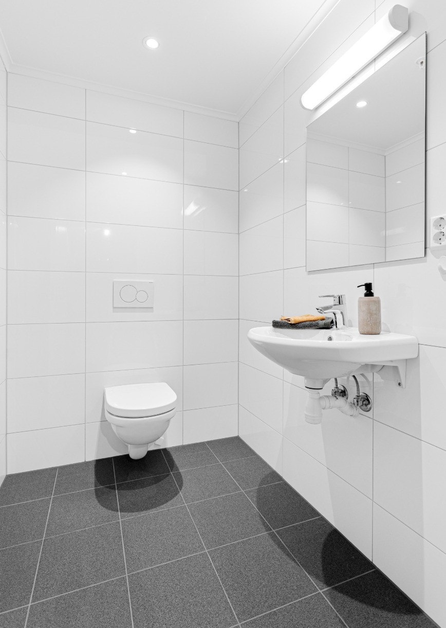 Toalettrom Galleribilde