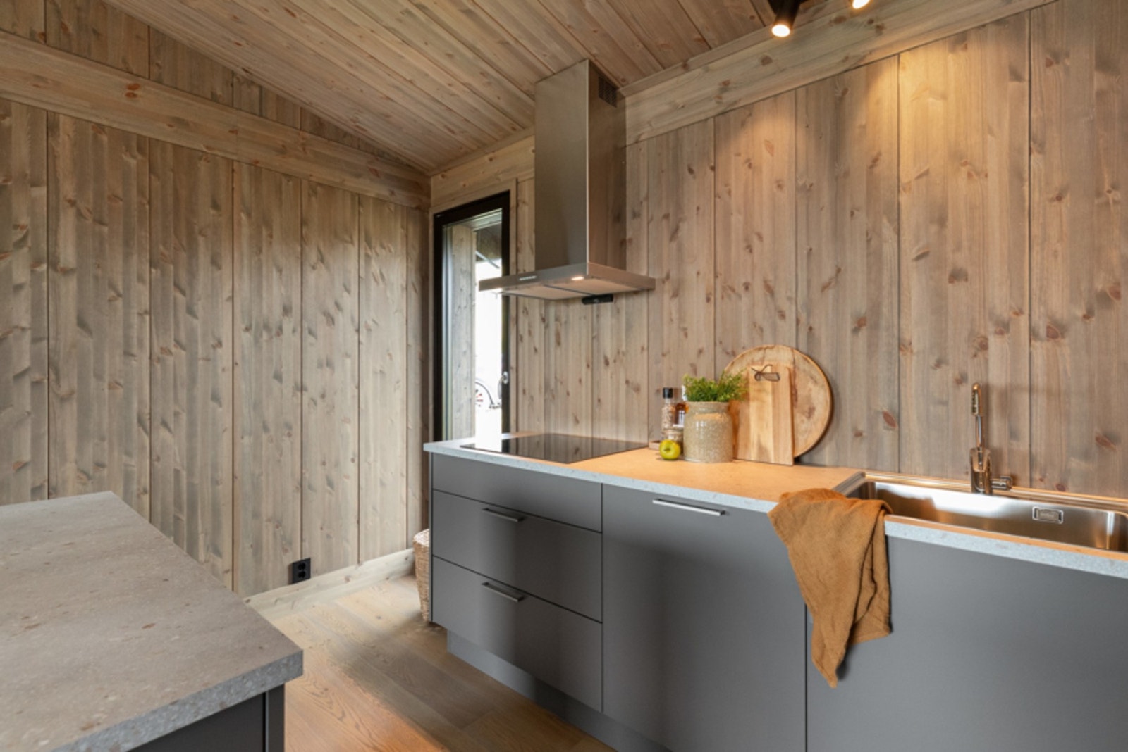 Foto fra kjøkken i en tilsvarende B-modell. Galleribilde