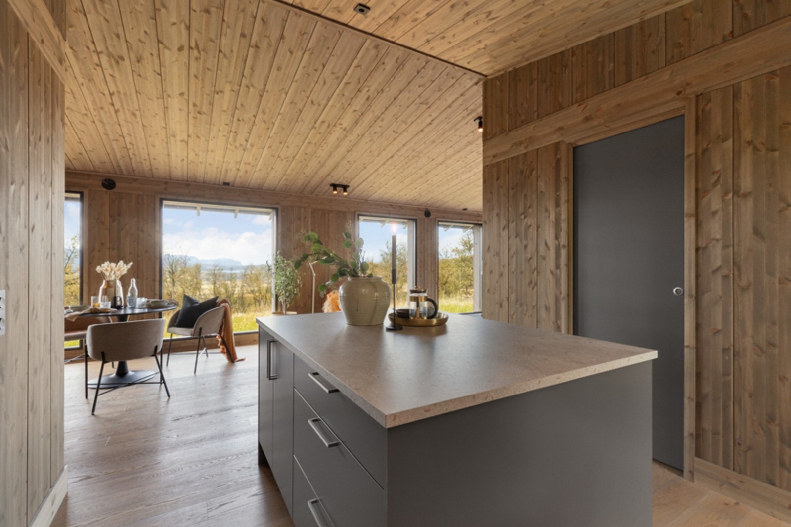 Foto fra kjøkken i en tilsvarende B-modell. Galleribilde