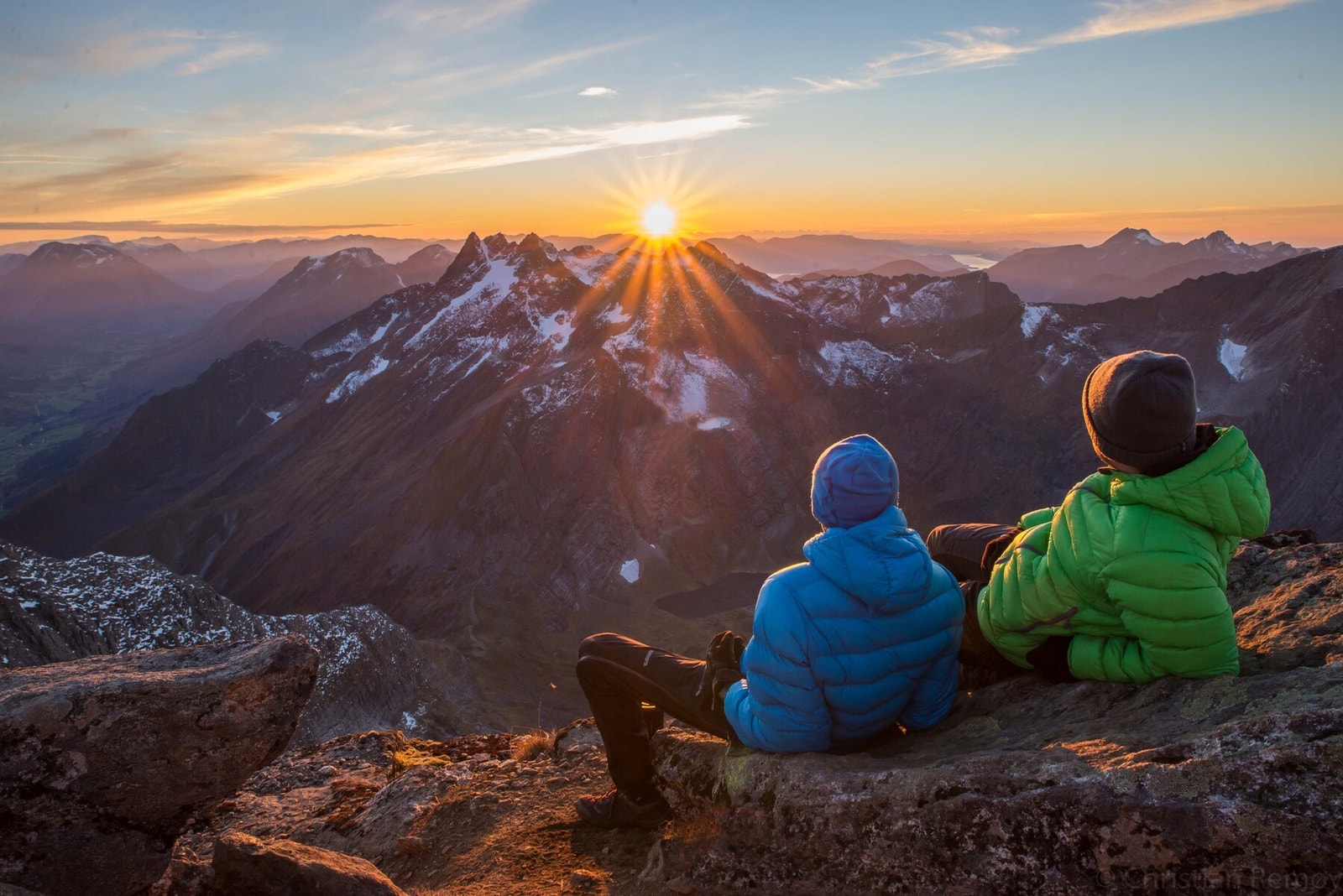 Utsikten kan nytes på toppene! Galleribilde