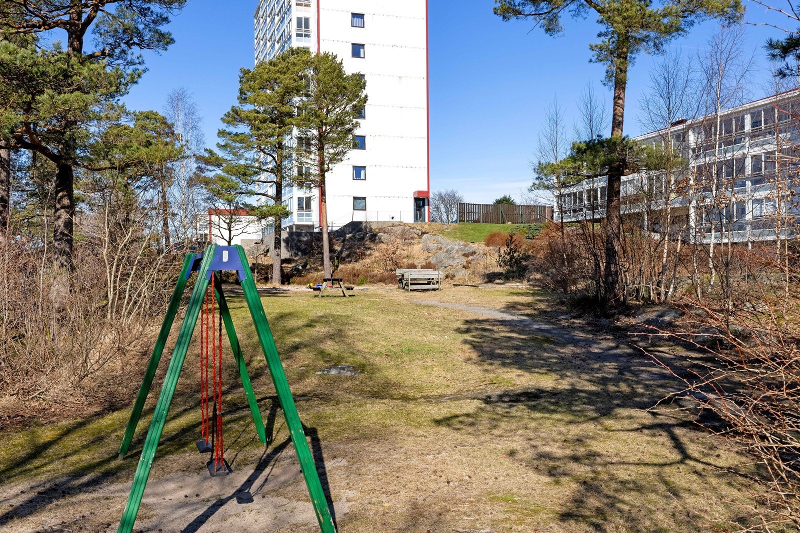 Trivelig lekeplass i nærområdet Galleribilde