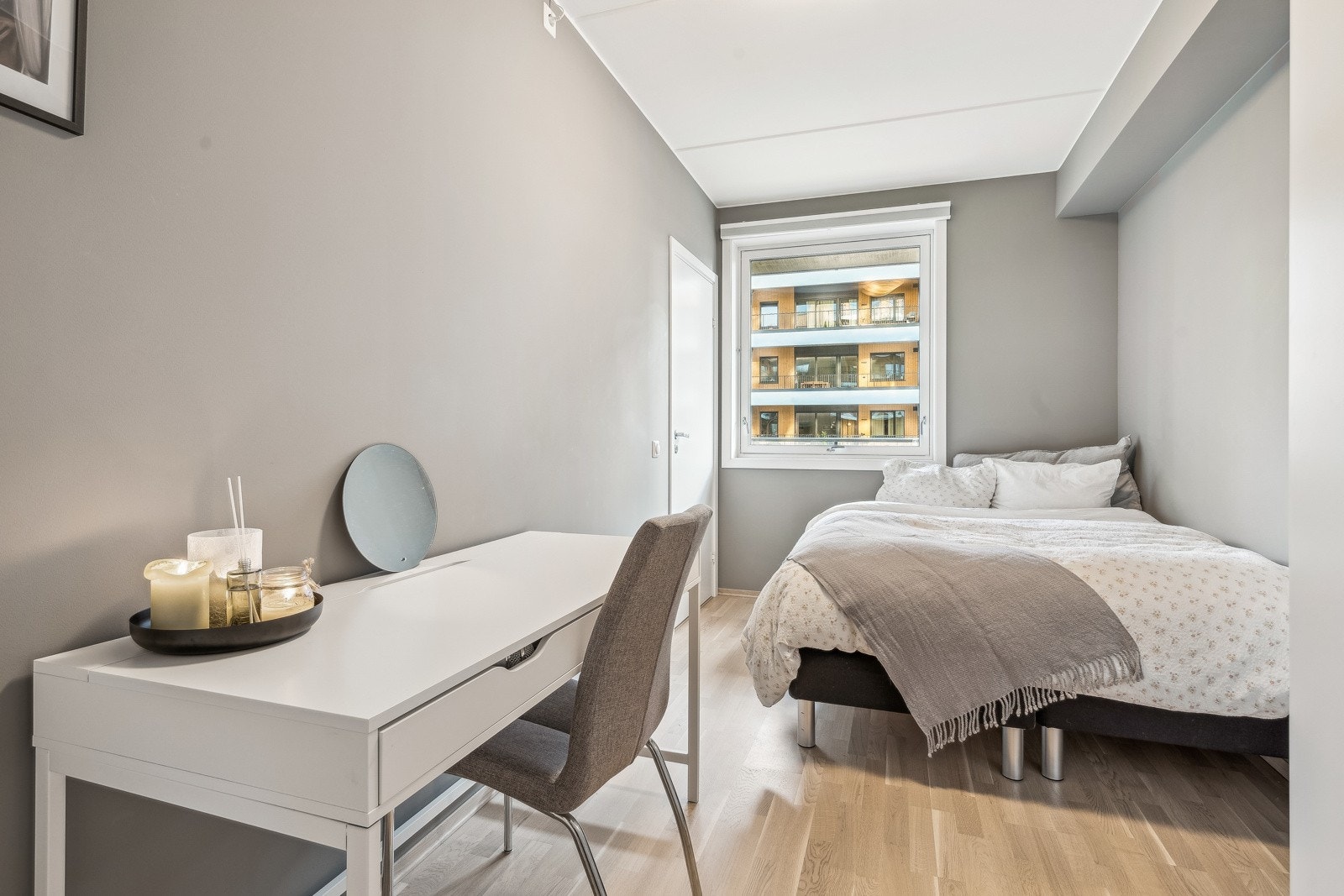 Det andre soverommet er på ca 11 kvm. Galleribilde