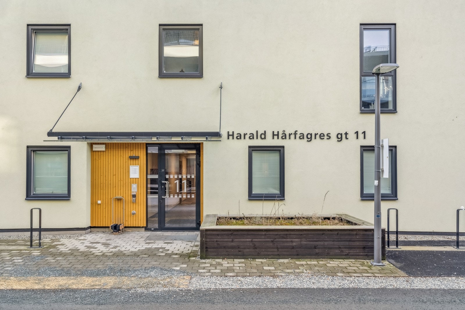 Flott inngangsparti. Galleribilde
