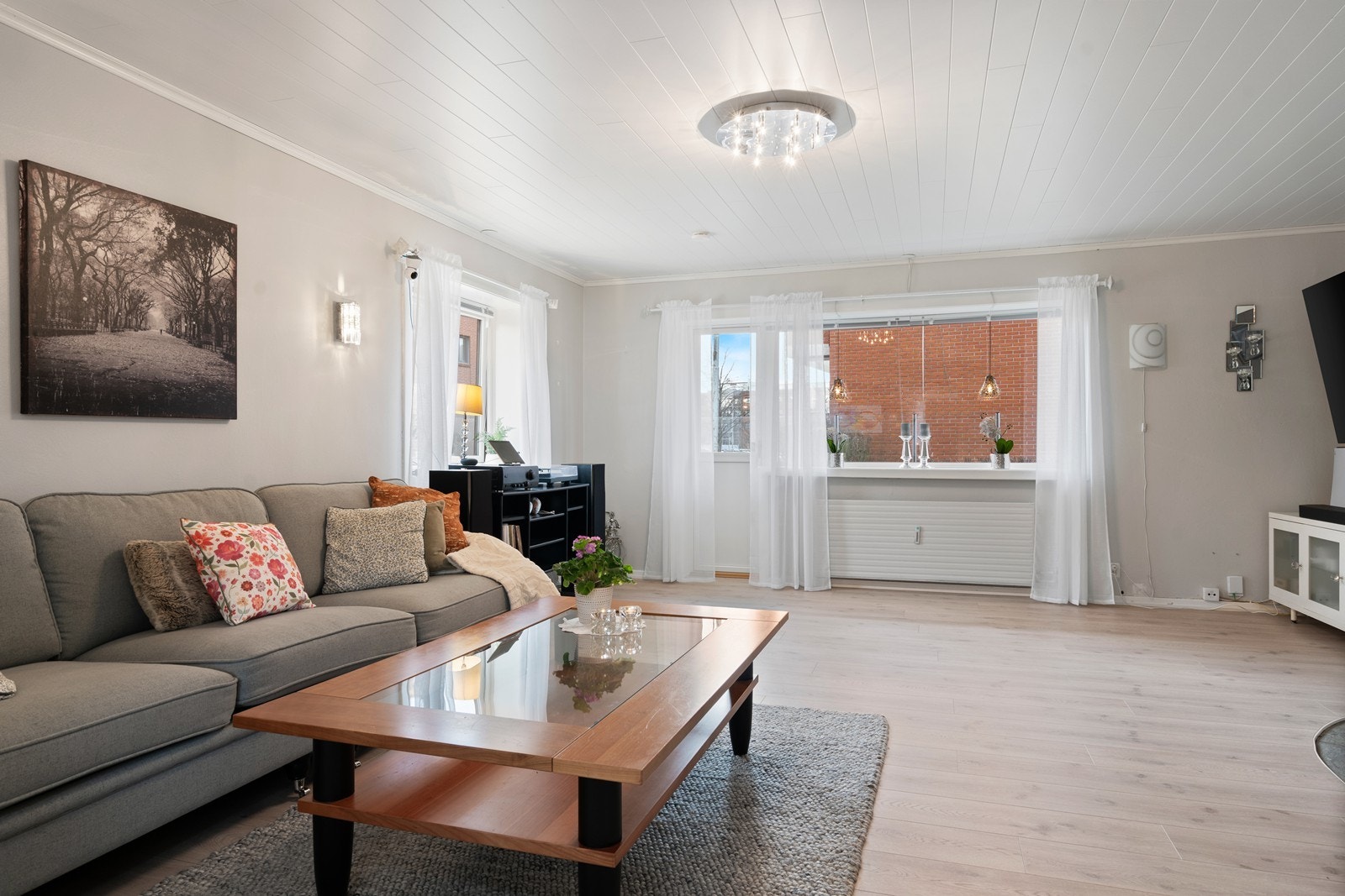 Stuen har lyse overflater Galleribilde