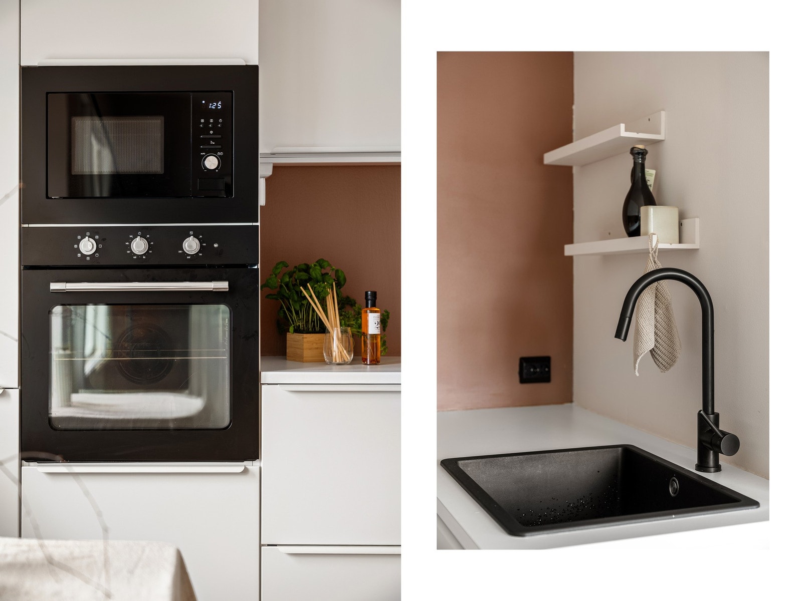 Kjøleskap med frys, oppvaskmaskin, koketopp, komfyr og micro medfølger Galleribilde