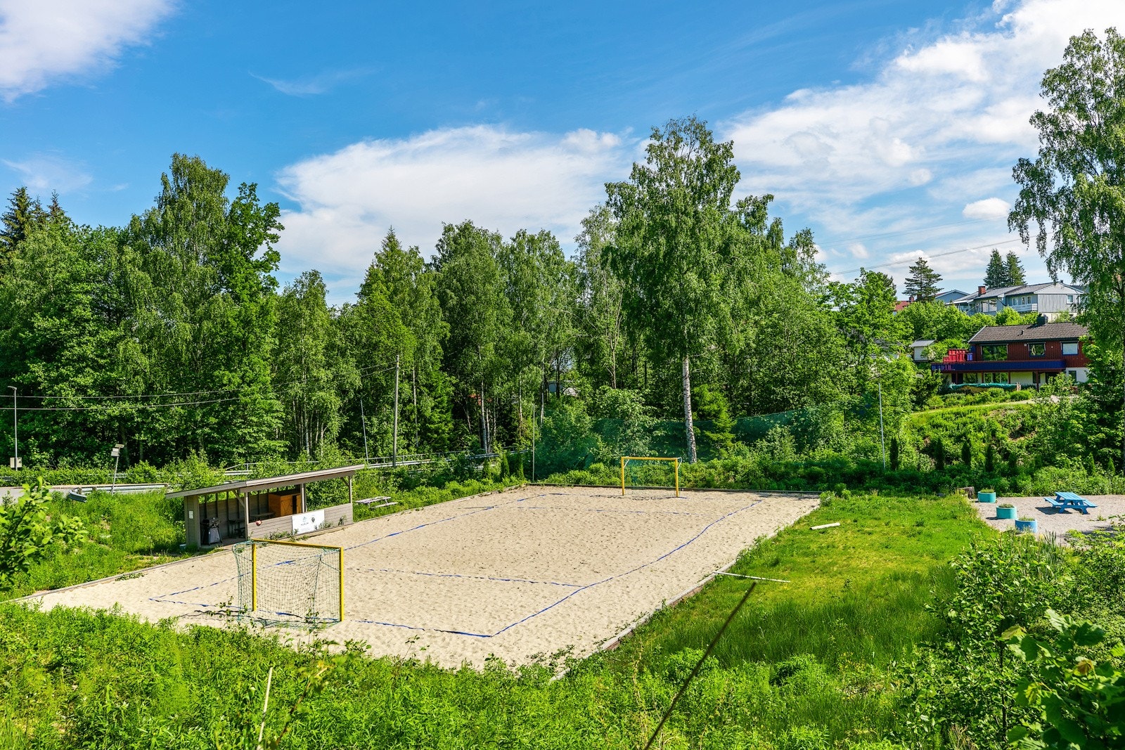 Beachhåndballbane på Grytnes Galleribilde