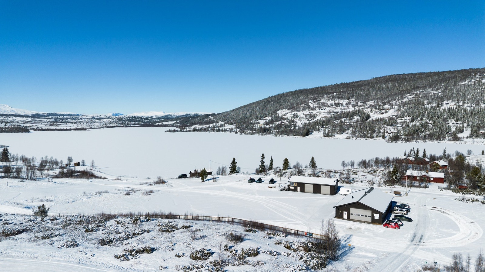 Vaset Skistadion ligger rett på nedsiden av leilighentsbygget Galleribilde