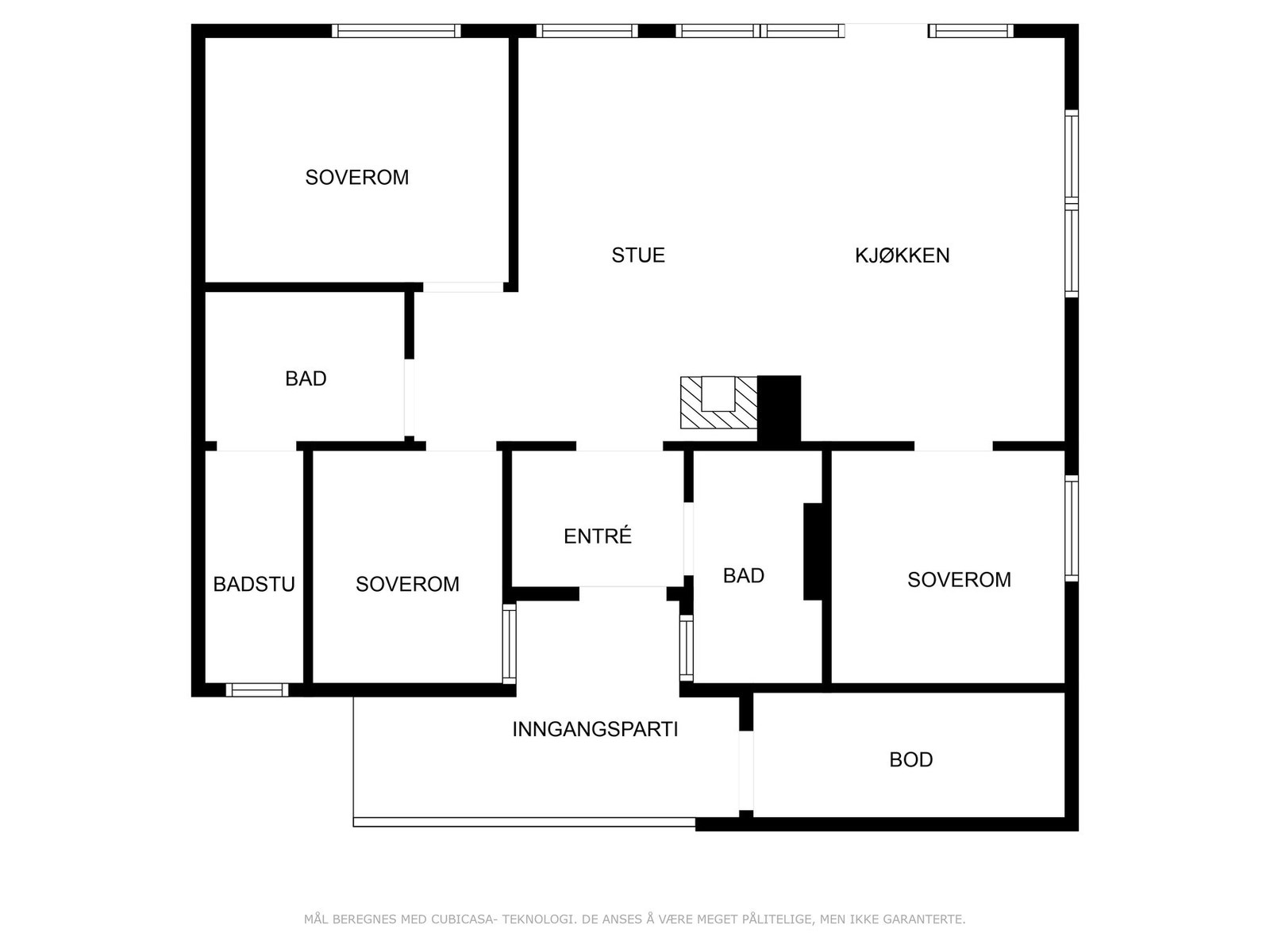 Plantegning Galleribilde