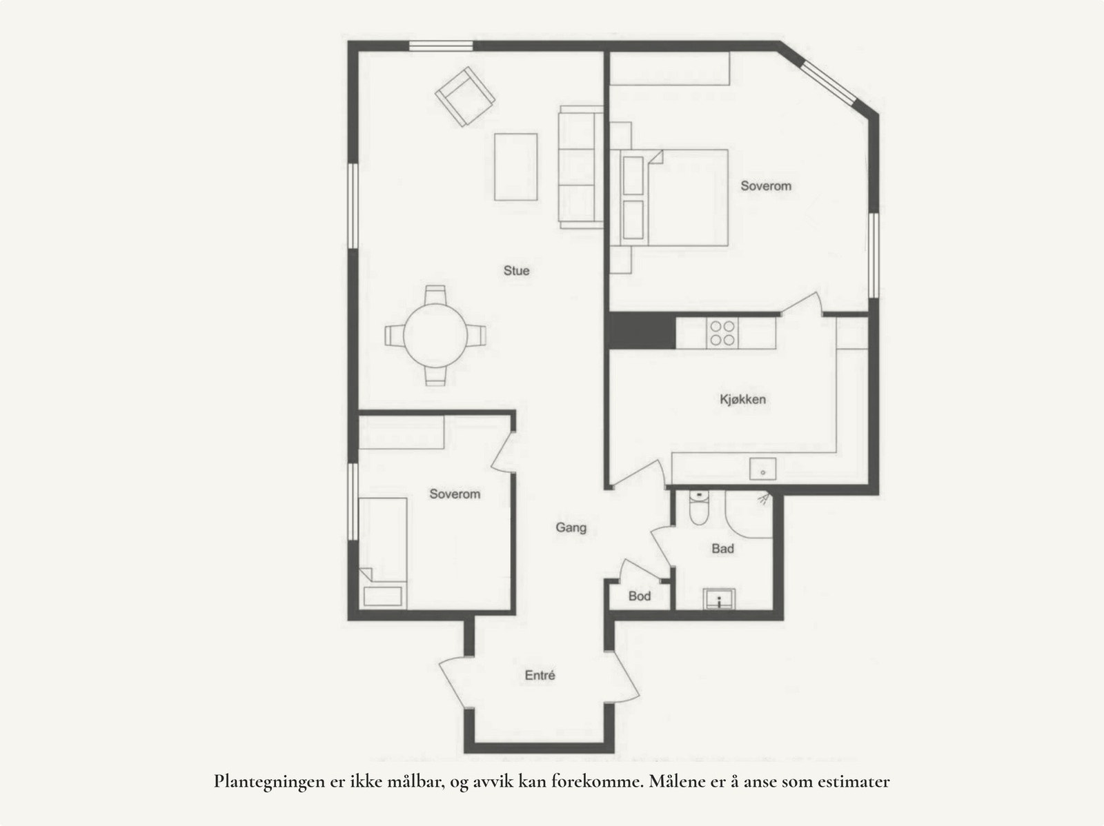 Plantegning Galleribilde