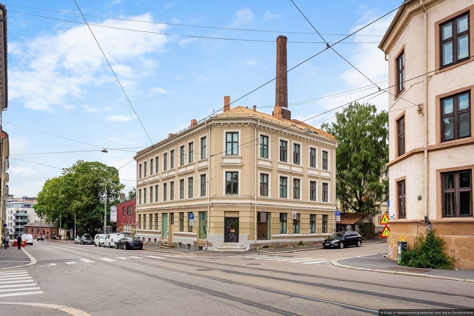 Byggets fasade. Galleribilde