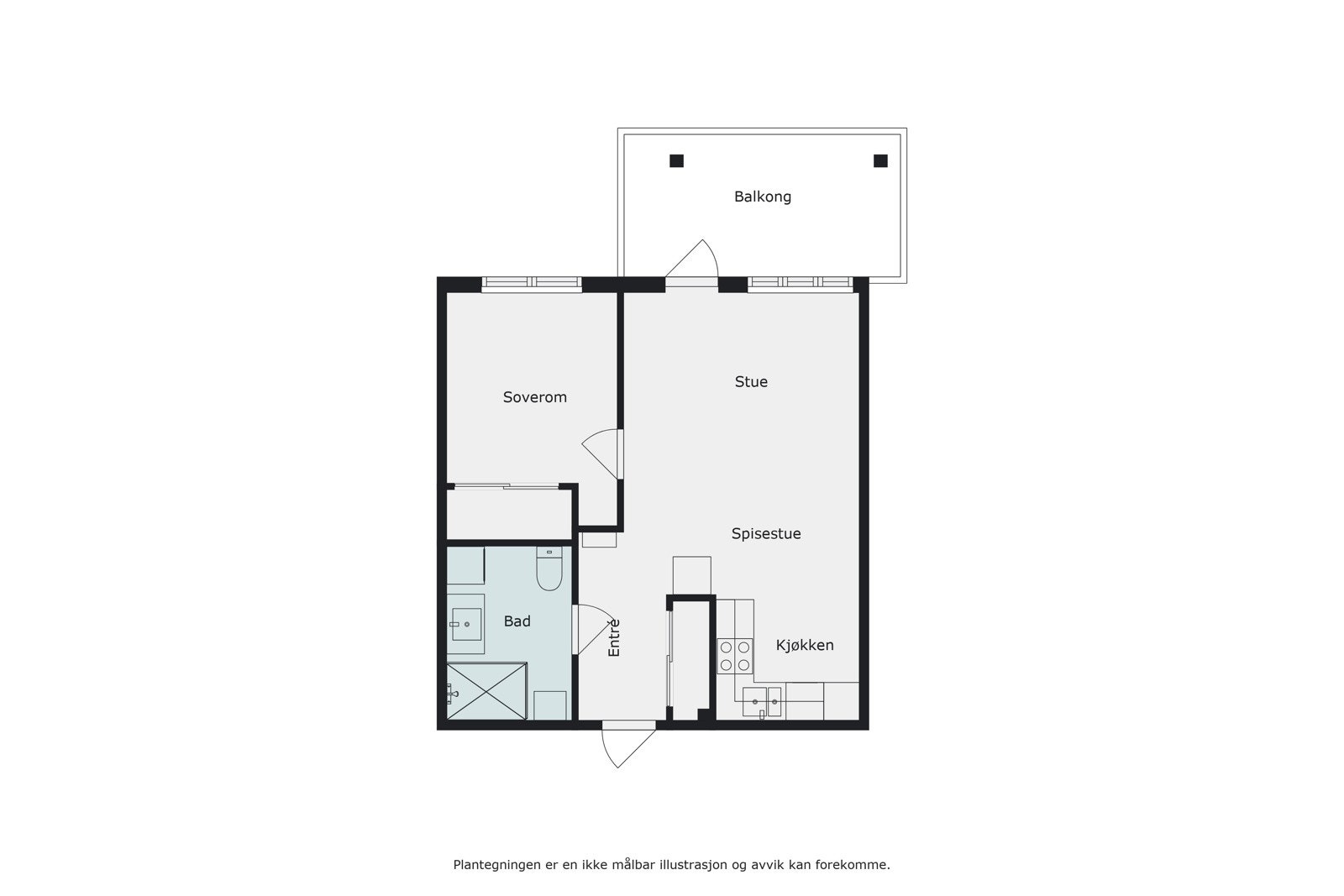 Plantegning Galleribilde