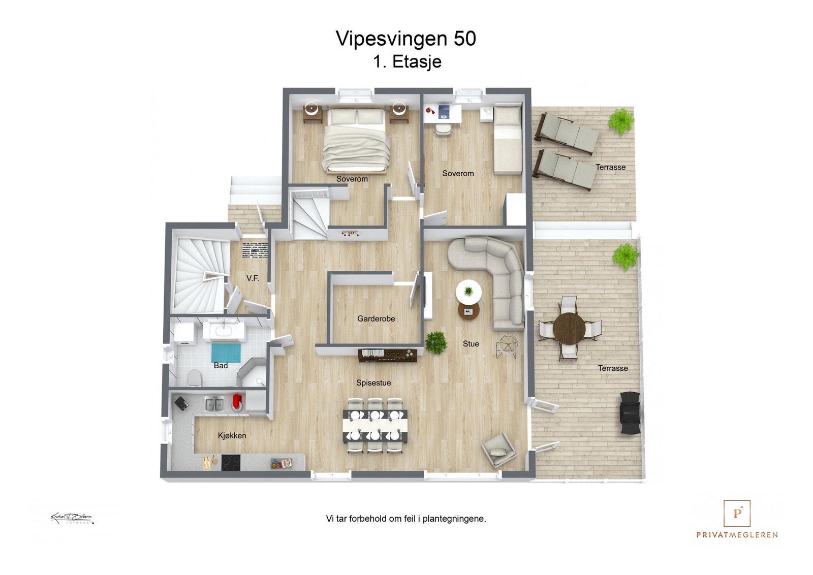 Plantegning 1. etasje Galleribilde