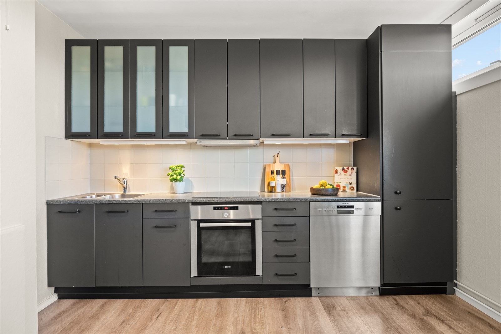 Kjøkkenet er også utstyrt med vannstoppsystem. Galleribilde