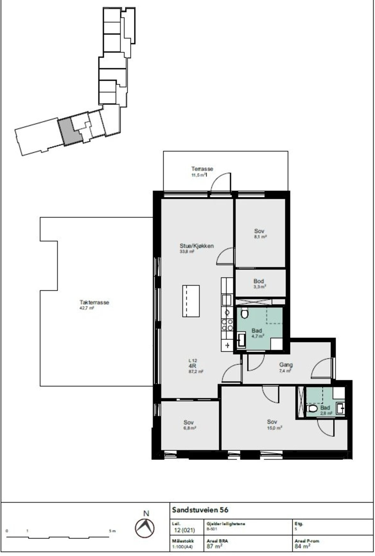 Plantegning Galleribilde