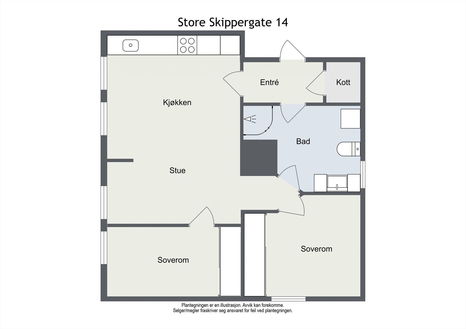Alternativ planløsning Galleribilde
