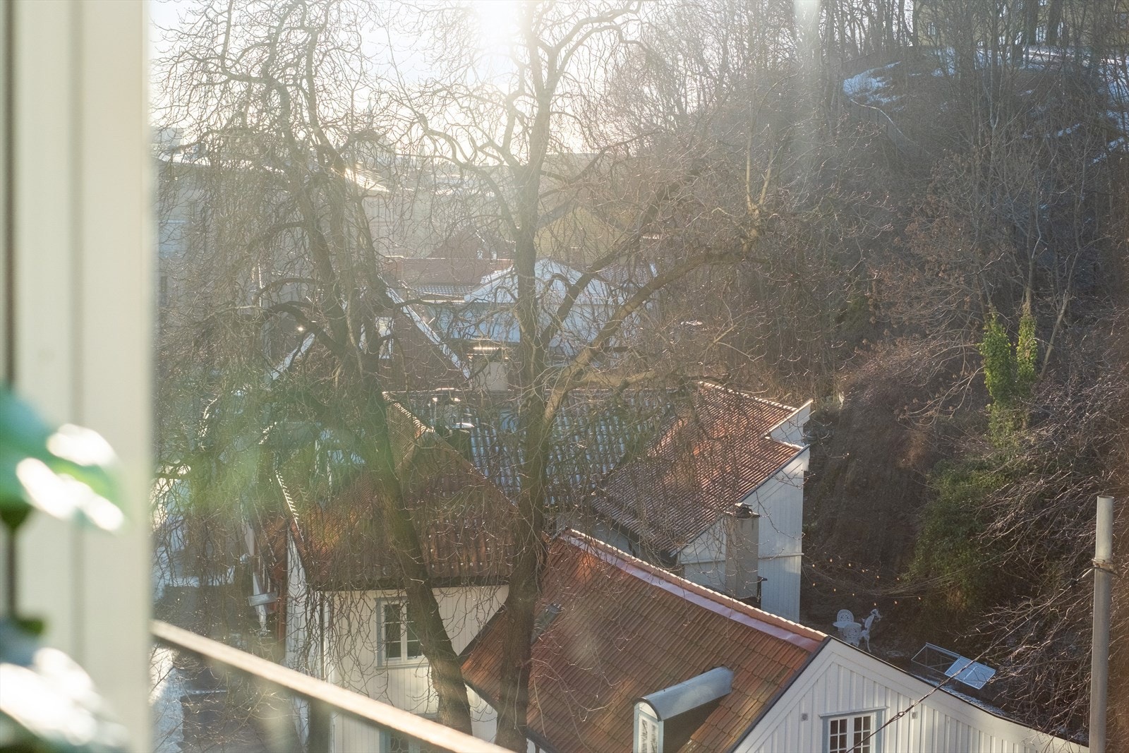 Leiligheten ligger høyt og fritt i 5. etasje. Galleribilde