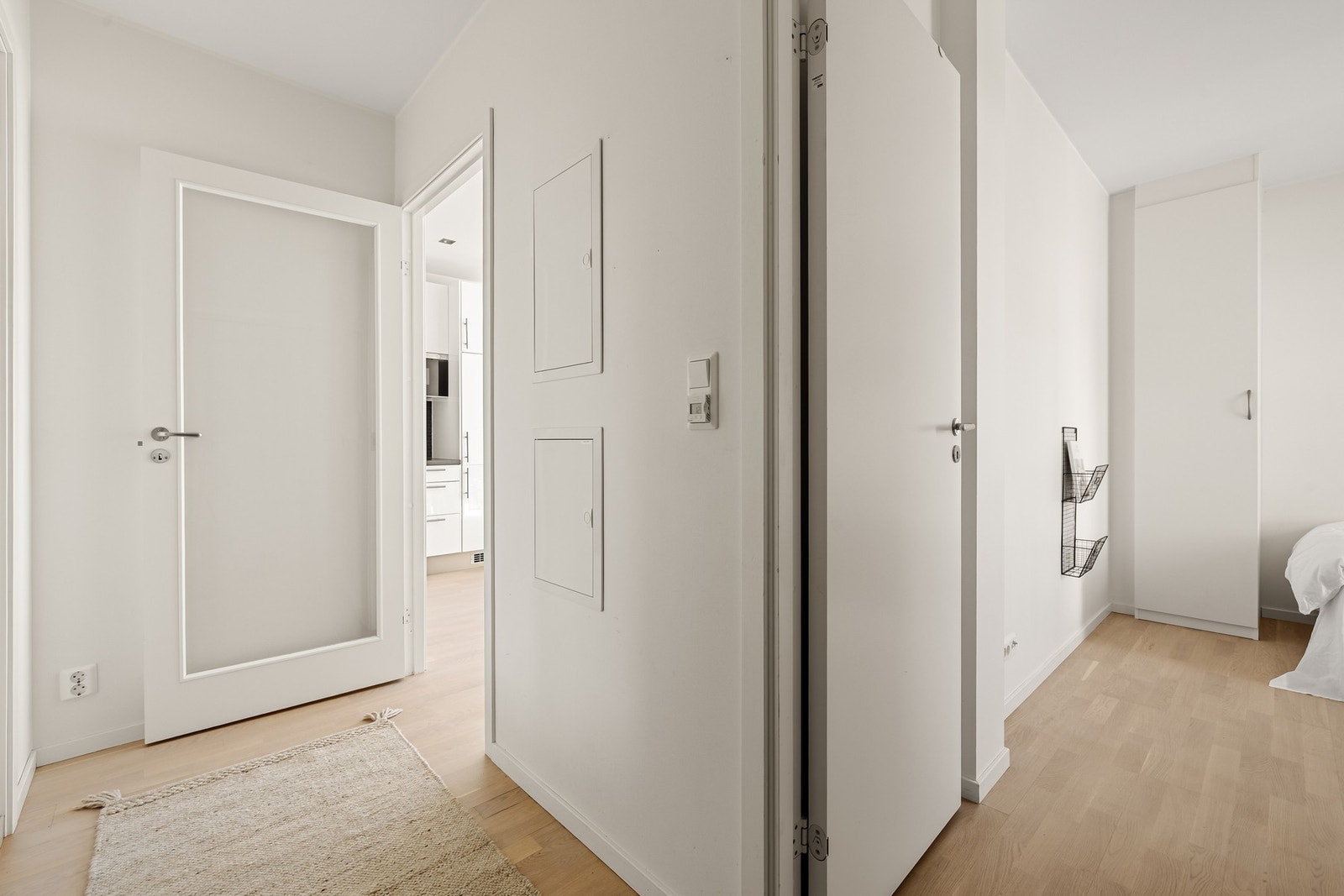 Dette er gjennomgående for leiligheten, foruten bad. Galleribilde