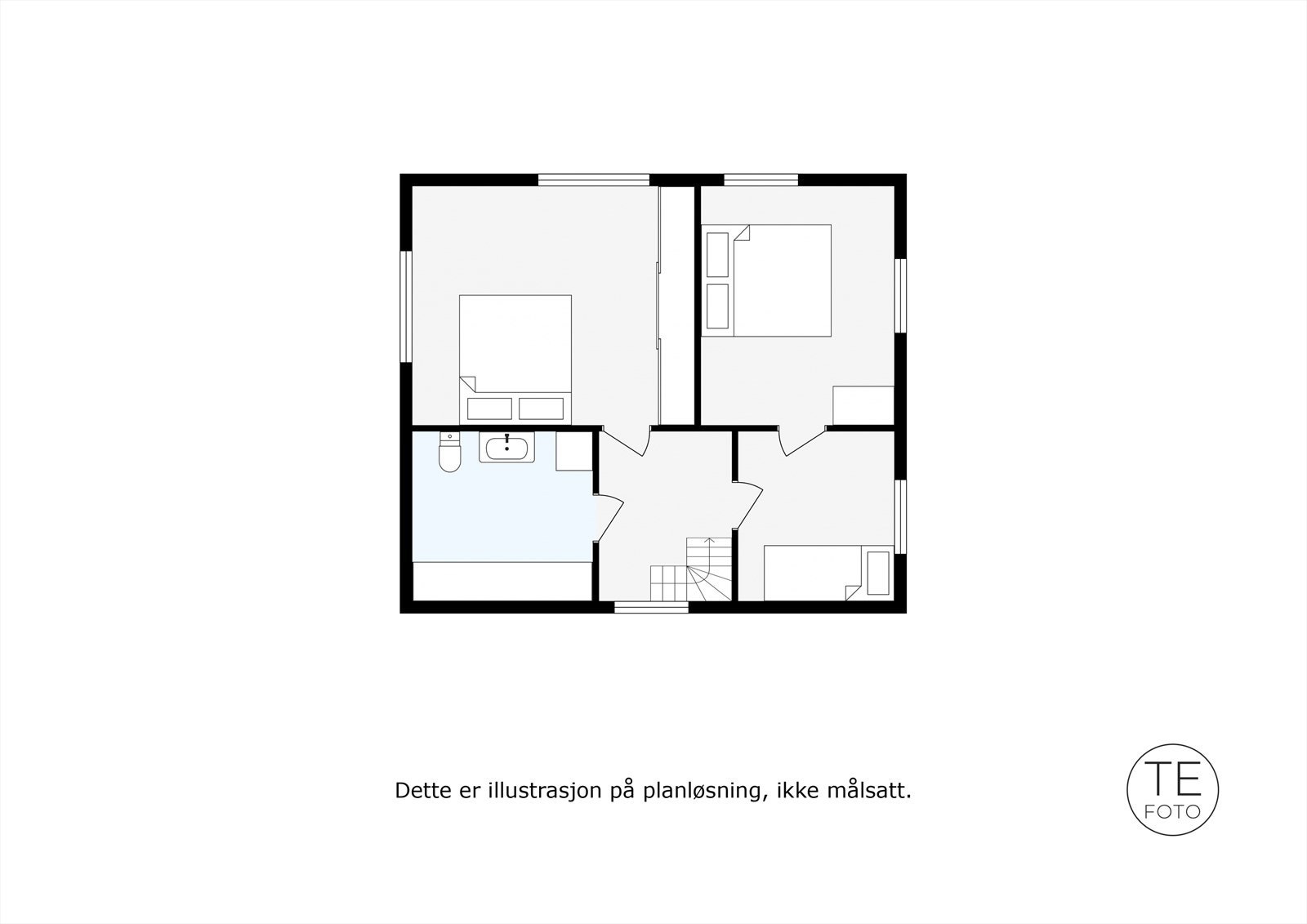 Plantegning 2. etasje Galleribilde