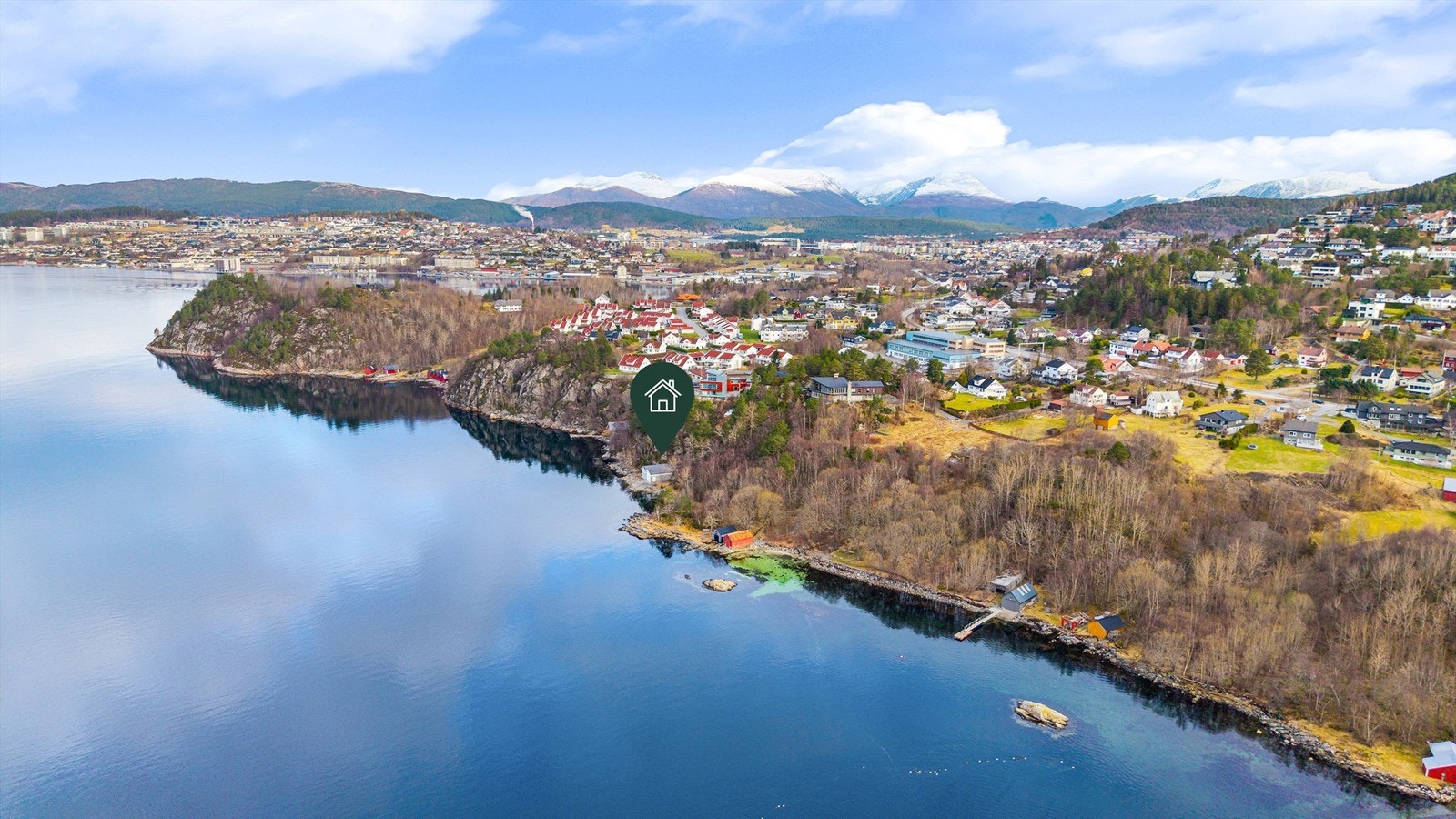 Dronebilde Galleribilde