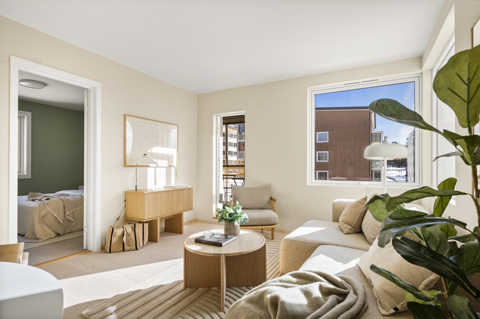 Leiligheten har en god planløsning bestående av to soverom med garderobeløsning. Galleribilde