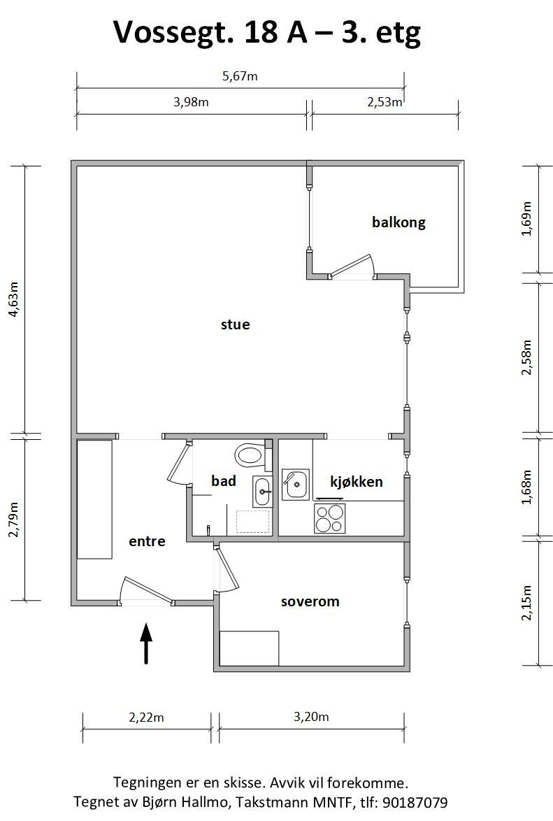 Plantegning. Galleribilde