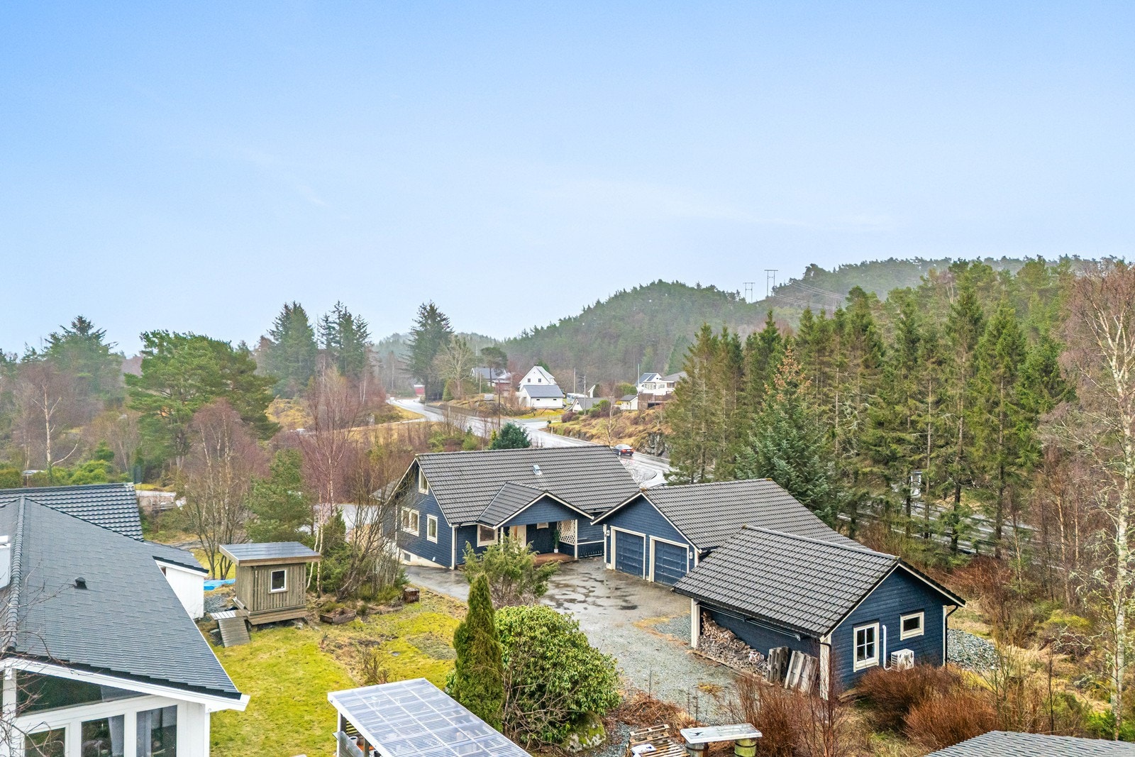 Området består primært av frittliggende boligbebyggelse. Galleribilde