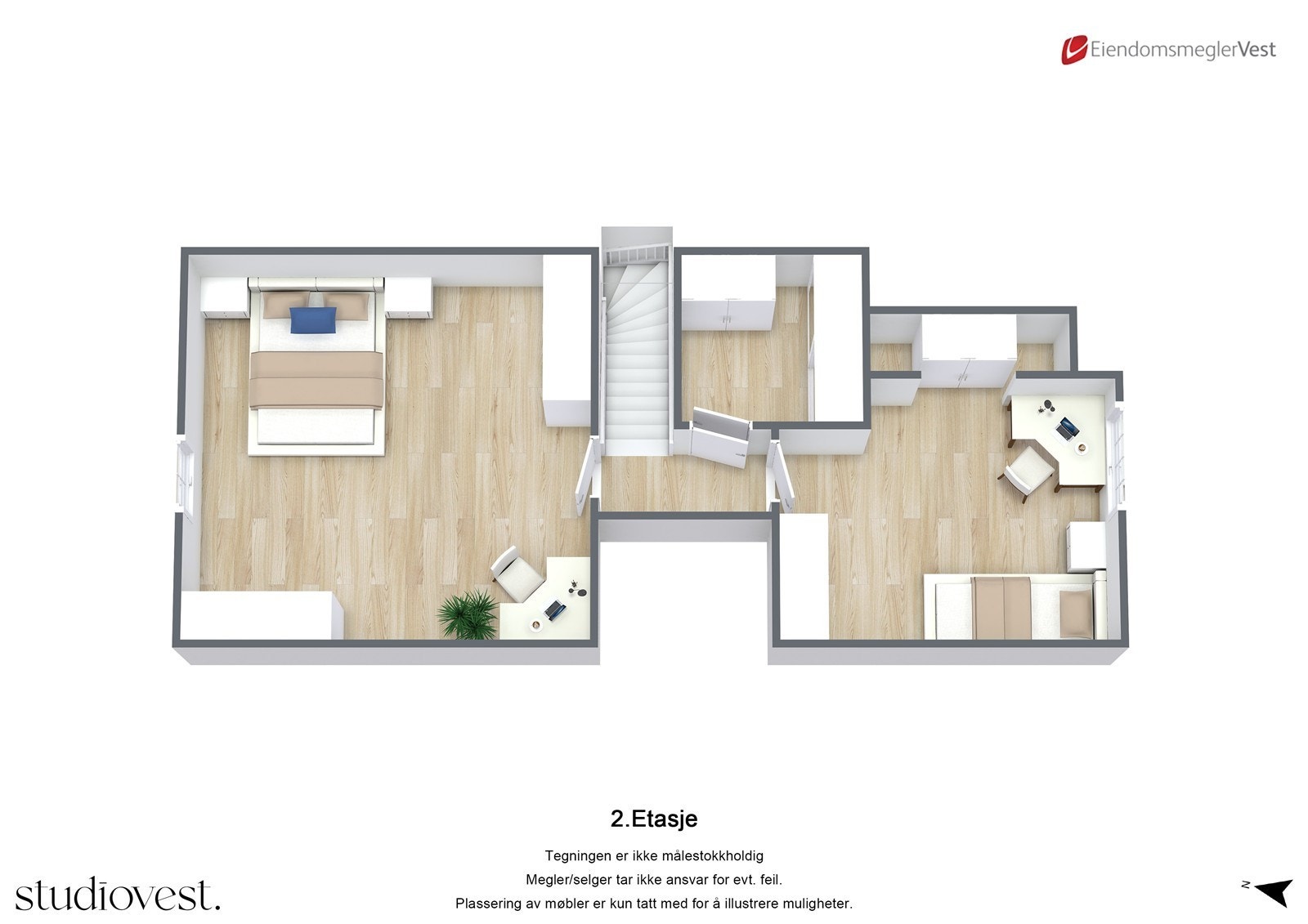 Planskisse 3D. Galleribilde